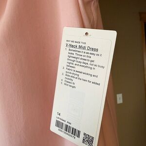 Lululemon Athletica Soft Pink Dress